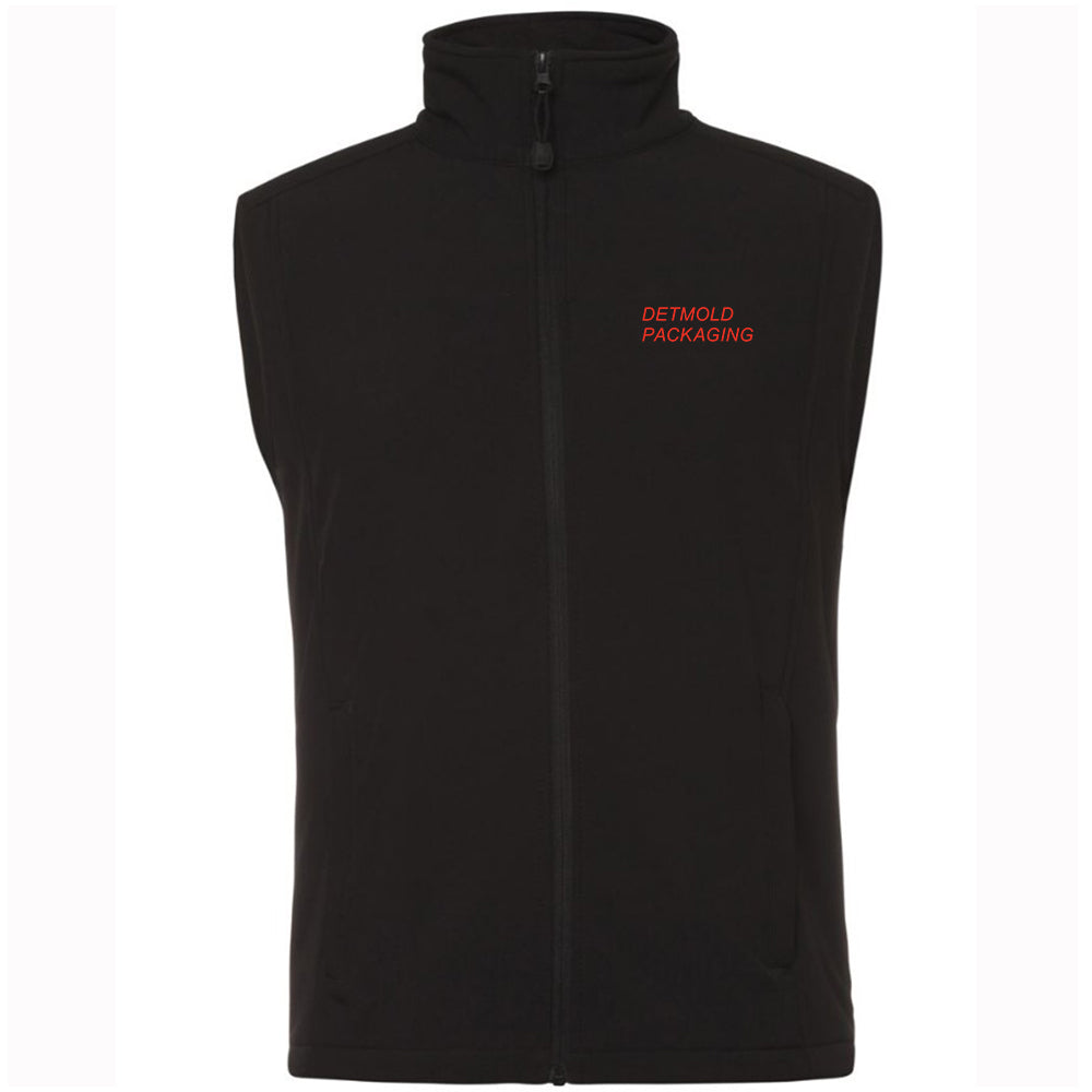 Softshell Vest - Mens - Detmold Packaging