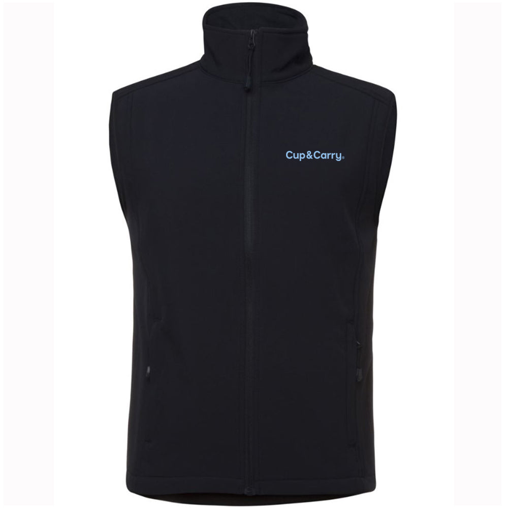 Softshell Vest - Mens - Cup & Carry