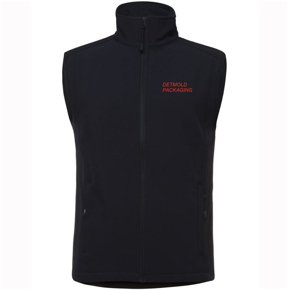 Softshell Vest - Mens - Detmold Packaging